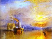J.M.W. Turner Fighting Temeraire Tugged to Her Last Berth to Be Broken up oil on canvas